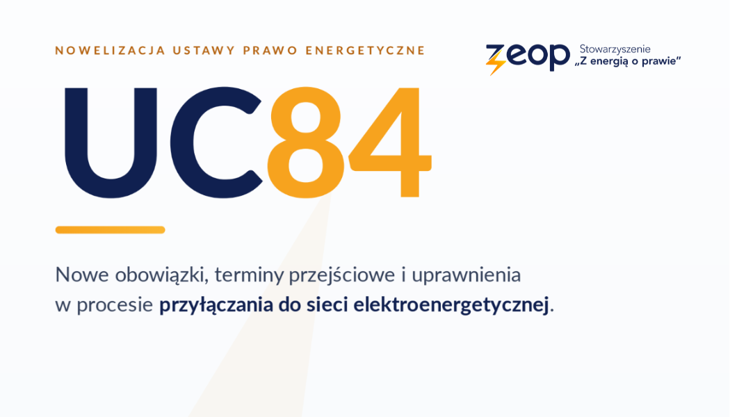 UC84: new rules for connection to the power grid – download ZEOP guide